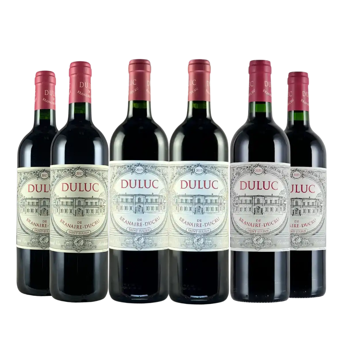 Duluc de Branaire Ducru 6支套裝（17,19,21 年份 各2支）