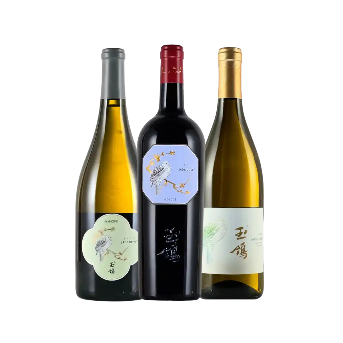 Jade Dove Chardonnay & Marselan with Classic White Tasting Set 玉鴿霞多麗與馬瑟蘭配經典白品鑑套裝