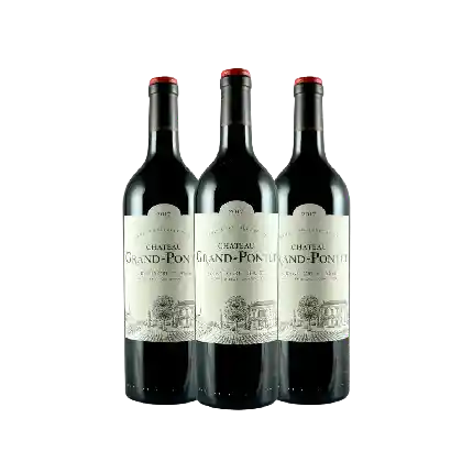 Chateau Grand Pontet 2017 3支套裝