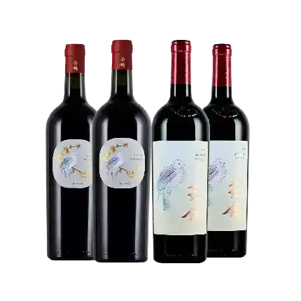 Jade Dove Cabernet Gernischt & Classic Dry Red Twin-Pack Tasting Set 玉鴿蛇龍珠配經典干紅雙支組合品鑑套裝
