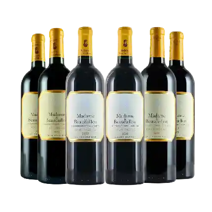 Madame de Beaucaillou寶嘉龍夫人垂直年份6支套裝（19,20,21 年份 各2支）